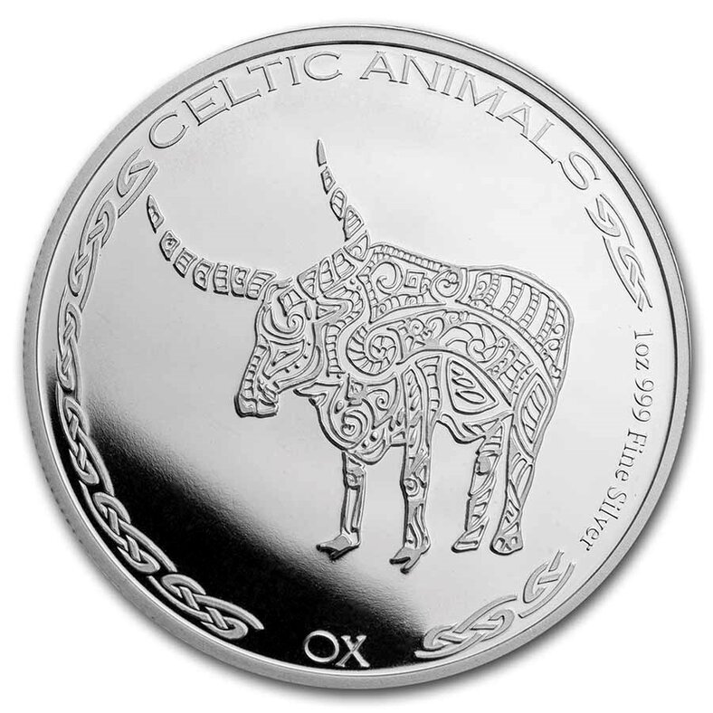 Chad - Celtic Animals - Ox 1 oz 2020 (5.000 oplage) | 101munten
